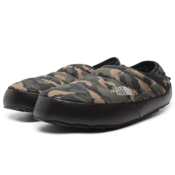 Мюли THE NORTH FACE Men’S Thermoball Traction Mules V цвет Burnt Olive Green Woods Camo / Black