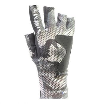 Перчатки SIMMS Solarflex Guide Glove цвет Hex Flo Camo Steel