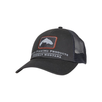 Кепка SIMMS Trout Icon Trucker цвет Carbon