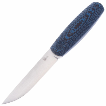 Нож OWL KNIFE North-S сталь N690 рукоять G10 черно-синяя в интернет магазине Rybaki.ru