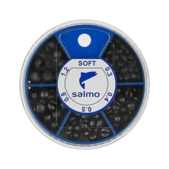 Набор грузов SALMO Дробь Soft 60 г (0,3 - 1,2 г) в интернет магазине Rybaki.ru