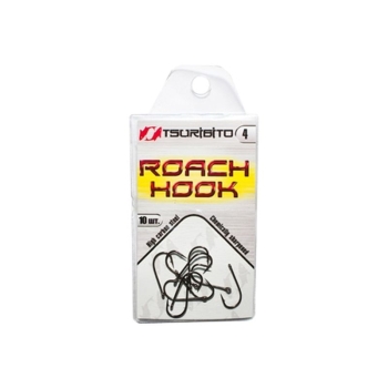 Крючок одинарный TSURIBITO Roach Hook BN № 4 (10 шт.)