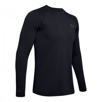 Термокофта UNDER ARMOUR Men's ColdGear Base 2.0 Crew цвет черный в интернет магазине Rybaki.ru