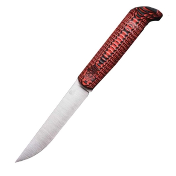Нож OWL KNIFE North сталь M390 рукоять G10 черно-красная в интернет магазине Rybaki.ru
