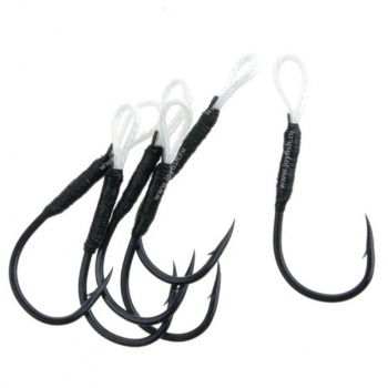 Крючок одинарный SMITH Assist Hook Vertical № 6G (5 шт.) для воблеров и блесен в интернет магазине Rybaki.ru