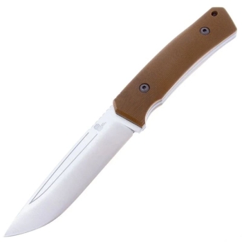 Нож с фиксированным клинком OWL KNIFE Barn сталь CPR рукоять стеклотекстолит G10 цв. Песчаный в интернет магазине Rybaki.ru