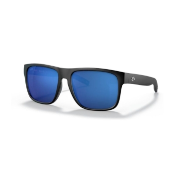 Очки поляризационные COSTA DEL MAR Spearo 580P XL цв. Matte Black цв. ст. Blue Mirror в интернет магазине Rybaki.ru