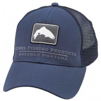 Кепка SIMMS Small Fit Trout Icon Trucker цвет Dark Moon