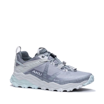 Кроссовки треккинговые AKU WS Flyrock GTX цвет Light Violet / Aqua Green в интернет магазине Rybaki.ru