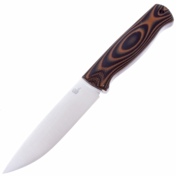 Нож OWL KNIFE Otus сталь N690 рукоять G10 черно-оранжевая в интернет магазине Rybaki.ru