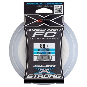 Флюорокарбон YGK X-Braid FC Absorber Slim&Strong 30 м # 7 в интернет магазине Rybaki.ru