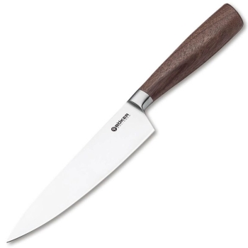 Нож с фиксированным клинком BOKER Core Chef's Knife Small сталь X50CrMoV15 рукоять Дерево цв. Коричневый в интернет магазине Rybaki.ru