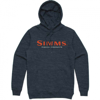 Толстовка SIMMS Logo Hoodie цвет Navy Heather