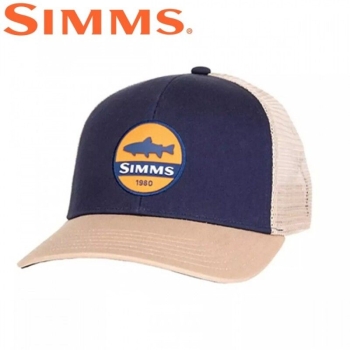 Кепка SIMMS Trout Patch Trucker цвет Navy