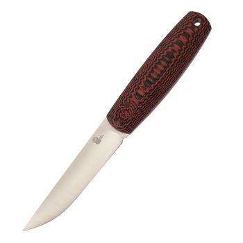 Нож OWL KNIFE North-S сталь N690 рукоять G10 черно-красная в интернет магазине Rybaki.ru