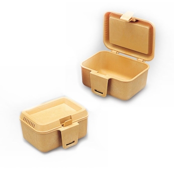 Коробка для наживки MEIHO № 201 Bait Box цвет песочный в интернет магазине Rybaki.ru