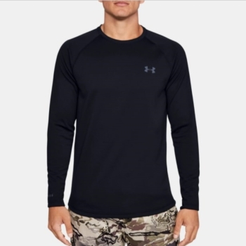 Термокофта UNDER ARMOUR Men's ColdGear Base 4.0 Crew цвет черный в интернет магазине Rybaki.ru