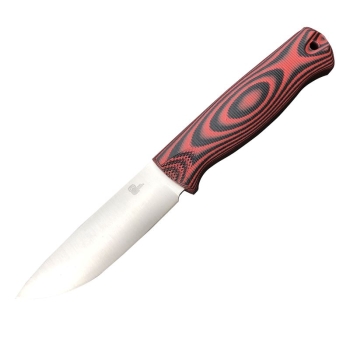 Нож OWL KNIFE Hoot сталь S125V рукоять G10 черно-красная в интернет магазине Rybaki.ru