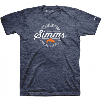 Футболка SIMMS Authentic T-Shirt цвет Navy Heather