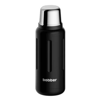 Термос BOBBER Flask 1 л (тепло 48 ч / холод 72 ч) цв. Black Coffee (чёрный) в интернет магазине Rybaki.ru