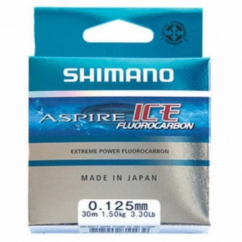 Леска зимняя SHIMANO Aspire Fluorocarbon Ice 30 м 0,125 мм в интернет магазине Rybaki.ru