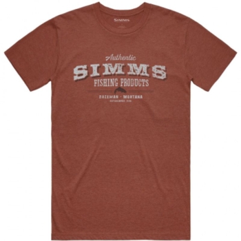 Футболка SIMMS Working Class T-Shirt цвет Red Clay Heather