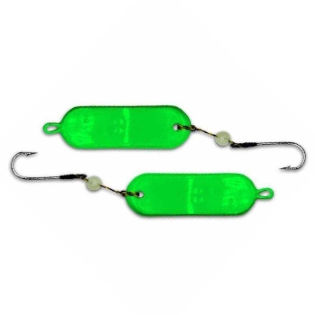 Блесна колеблющаяся BEST FISHING Buler Neon 10 г цв. зелёный флуоресцентный в интернет магазине Rybaki.ru