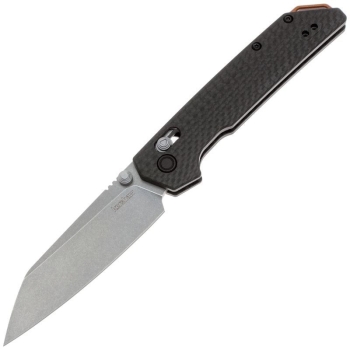 Нож складной полуавтоматический KERSHAW Iridium Reverse Tanto сталь M390 рукоять Карбон цв. Черный в интернет магазине Rybaki.ru