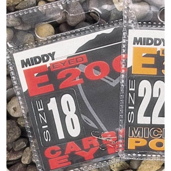 Крючок одинарный MIDDY E200 Mic Barb Eyed (10 шт.) № 18 в интернет магазине Rybaki.ru