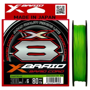 Плетенка YGK X-Braid Cord X8 цв. Зеленый 300 м #6 в интернет магазине Rybaki.ru