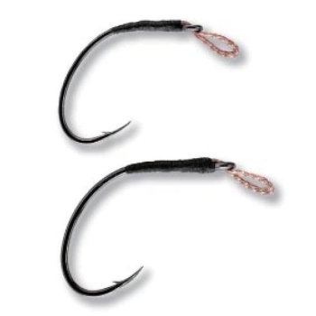 Крючок одинарный SMITH лососевые для блесен Sure Hook Salmon №3 black (3 шт.)