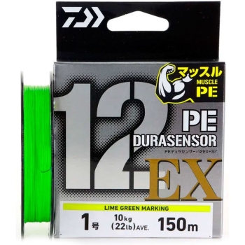 Плетенка DAIWA UVF PE Dura Sensor 12EX 150 м цв. Зеленый #1 в интернет магазине Rybaki.ru
