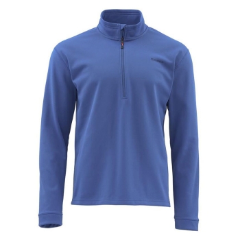 Пуловер SIMMS Midweight Core Quarter-Zip цвет Rich Blue в интернет магазине Rybaki.ru