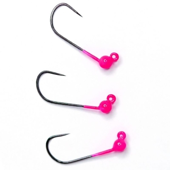 Вольфрамовая головка с вырезом TSR TJH-BL #LL 3,3 мм 0,55 г (3 шт.) цв. #Pink в интернет магазине Rybaki.ru