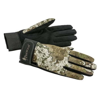 Перчатки PINEWOOD Thuringen Camou Glove цвет Strata Blaze / Black в интернет магазине Rybaki.ru