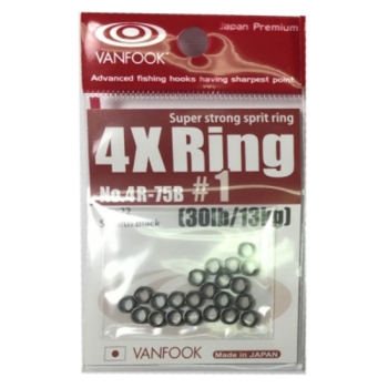 Заводное кольцо VANFOOK 4R-75B цв. stealth black № 1 (22 шт.)