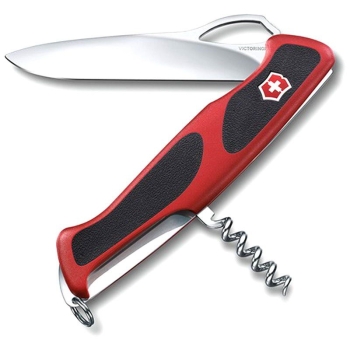 Нож VICTORINOX RangerGrip 63 130мм 5 функций цв. Красный / черный в интернет магазине Rybaki.ru