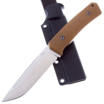 Нож OWL KNIFE Barn сталь M390 рукоять G10 песчаная в интернет магазине Rybaki.ru