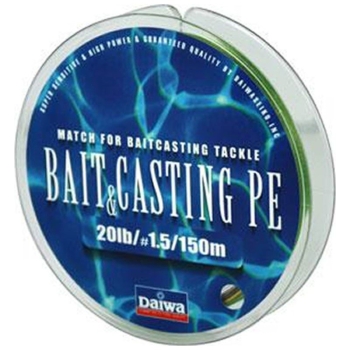 Плетенка DAIWA Bait & Cast PE #1,2 16Lb (150m) в интернет магазине Rybaki.ru