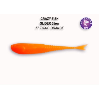Слаг CRAZY FISH Glider 2,2" (10 шт.) зап. кальмар, код цв. 77