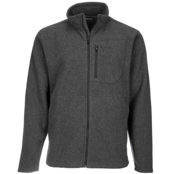 Пуловер SIMMS Rivershed Full Zip '20 цвет Carbon