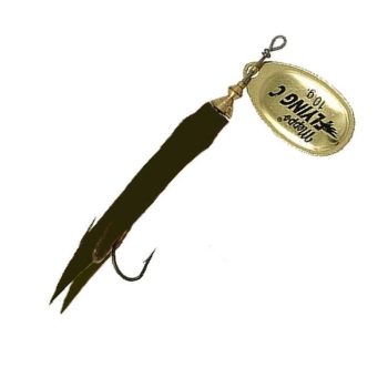 Блесна вращающаяся MEPPS old Aglia Flying C № 3 цв. Gold / Nat в интернет магазине Rybaki.ru