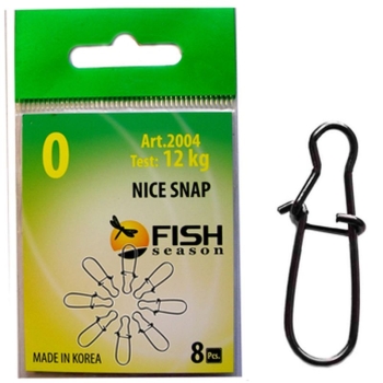 Застежка FISH SEASON Nice Snap № 3 (7 шт.) в интернет магазине Rybaki.ru