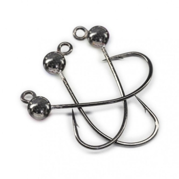 Вольфрамовая головка с вырезом TSR MG-3 #6 4,5 мм 0,8 г (3 шт.) цв. #Black Nickel в интернет магазине Rybaki.ru