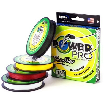 Плетенка POWER PRO Hi-Vis Yellow 0,08, 135 м, цв. желтый в интернет магазине Rybaki.ru