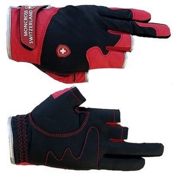 Перчатки MONCROSS Gloves GC-301BR цвет черно-красный в интернет магазине Rybaki.ru
