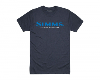 Футболка SIMMS Logo T-Shirt S19 цвет Navy Heather