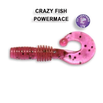 Твистер CRAZY FISH Power Mace 1,6" (8 шт.) зап. креветка, код цв. 13