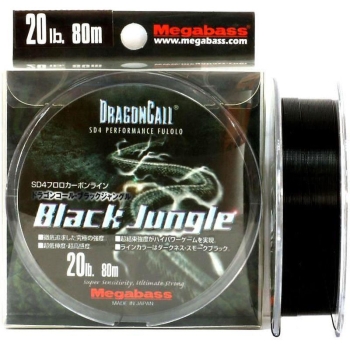 Флюорокарбон MEGABASS Dragoncall Black Jungle 100 м 0,235 мм цв. Черный в интернет магазине Rybaki.ru