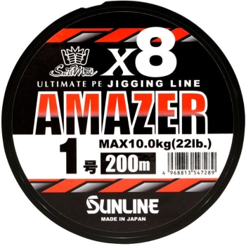 Плетенка SUNLINE Amazer X8 200 м цв. многоцветный #1.2 в интернет магазине Rybaki.ru